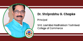 Smt. Laxmibai Radhakisan Toshniwal College of Commerce, Principal: Dr. Shriprabhu G. Chapke Interview